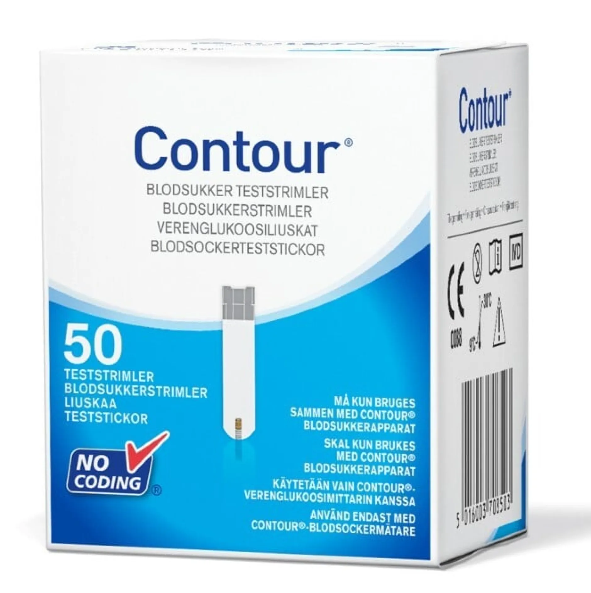 Contour Diabetes Solutions Contour Blodsockerteststickor 50 st