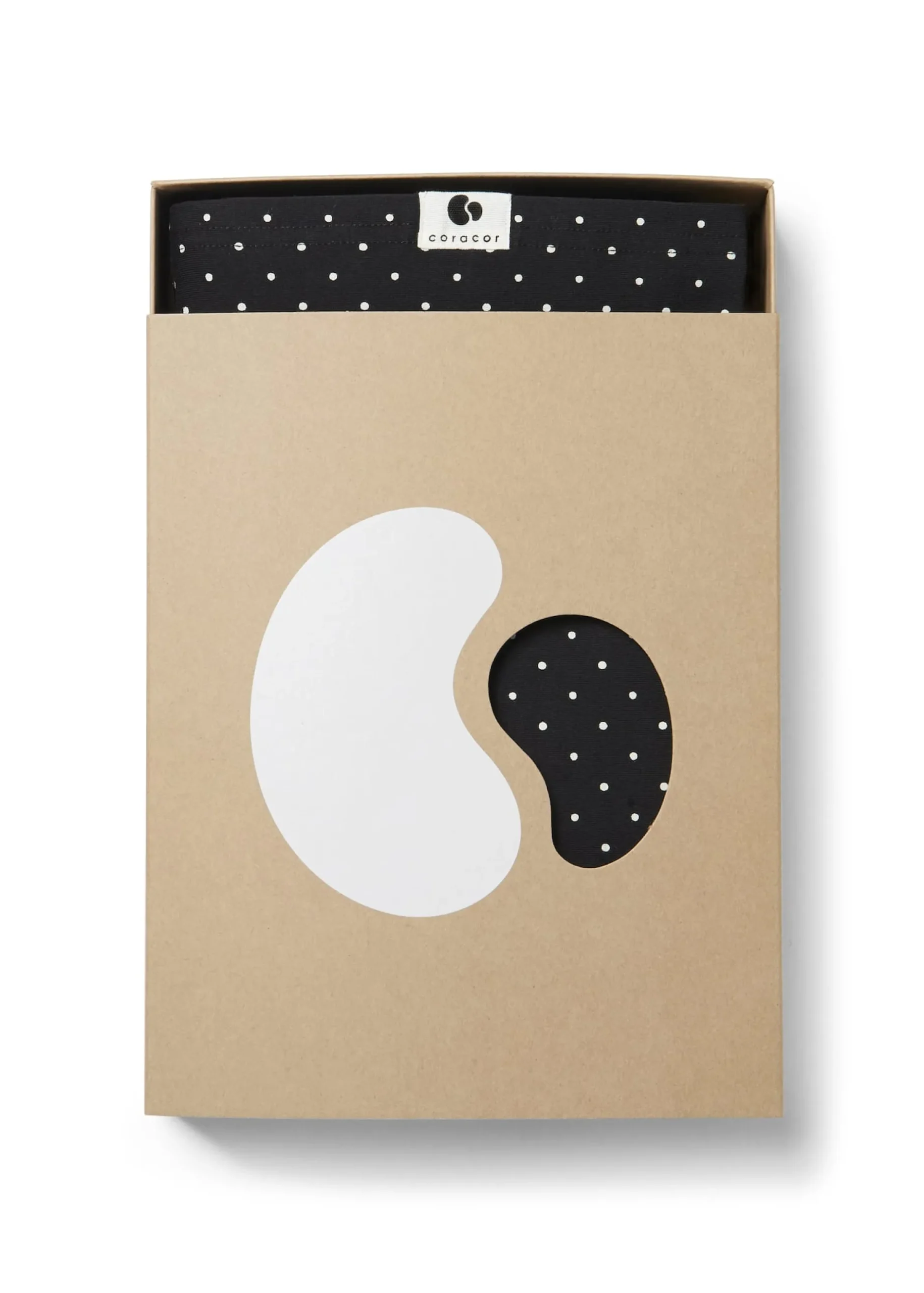 Coracor Small Dot Black Bärsjal