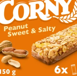 Corny Peanut Müslibar Sweet & Salty 150 g 6-pack