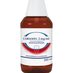 Corsodyl 2mg/ml Munhålelösning 300 ml