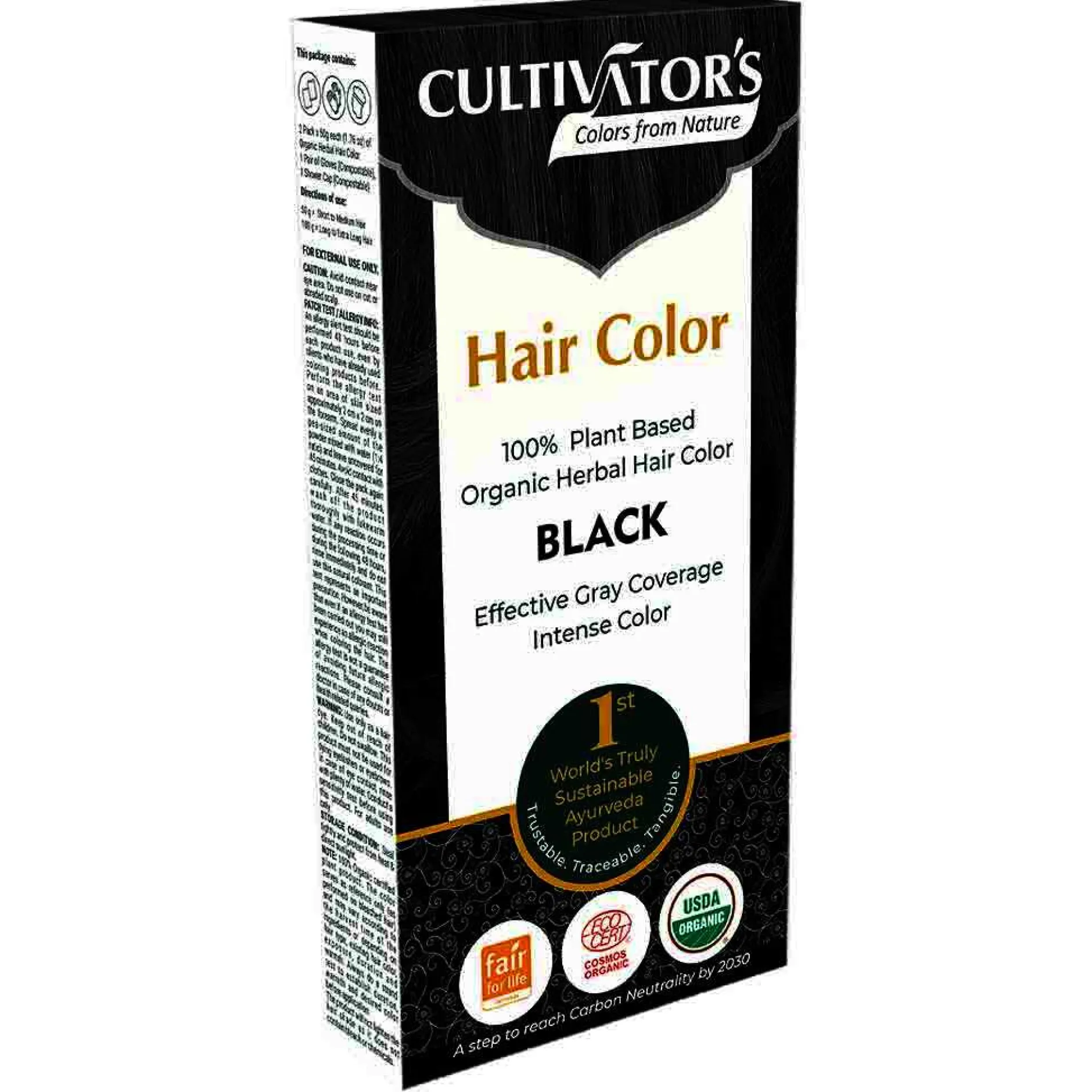 Cultivator's Original Herbal Hair Color Black 1 st