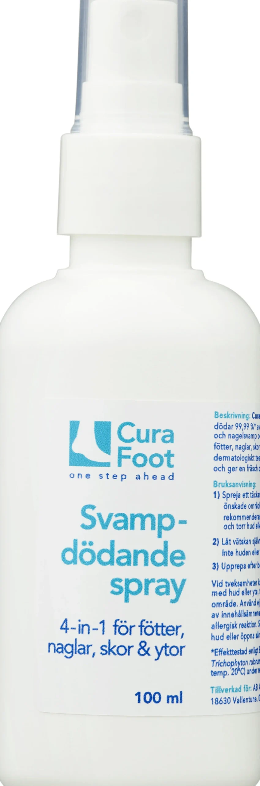 CuraFoot Svampdödande Spray 100 ml