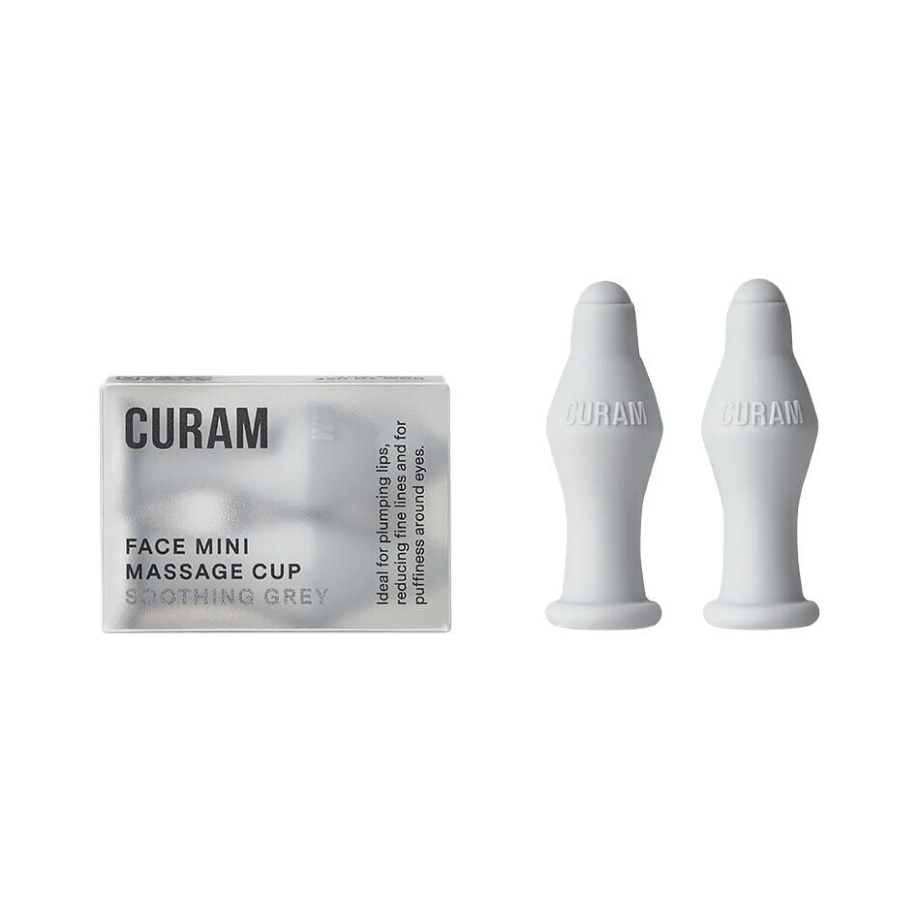 CURAM Face Mini Massage Cup Soothing Grey