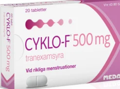 Cyklo-F 500 mg Tranexamsyra 20 tabletter