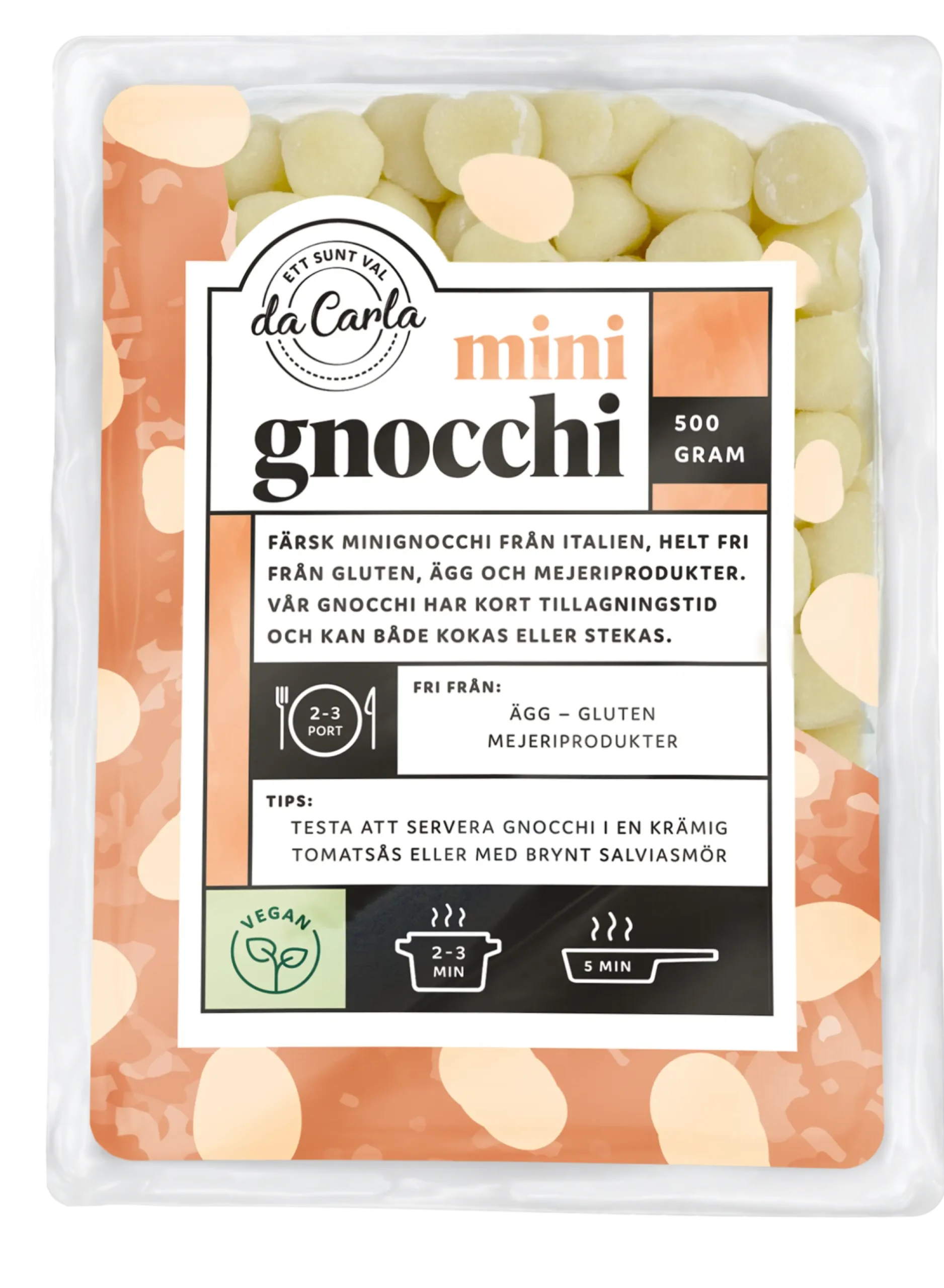 Da Carla Glutenfri Gnocchi 500 g