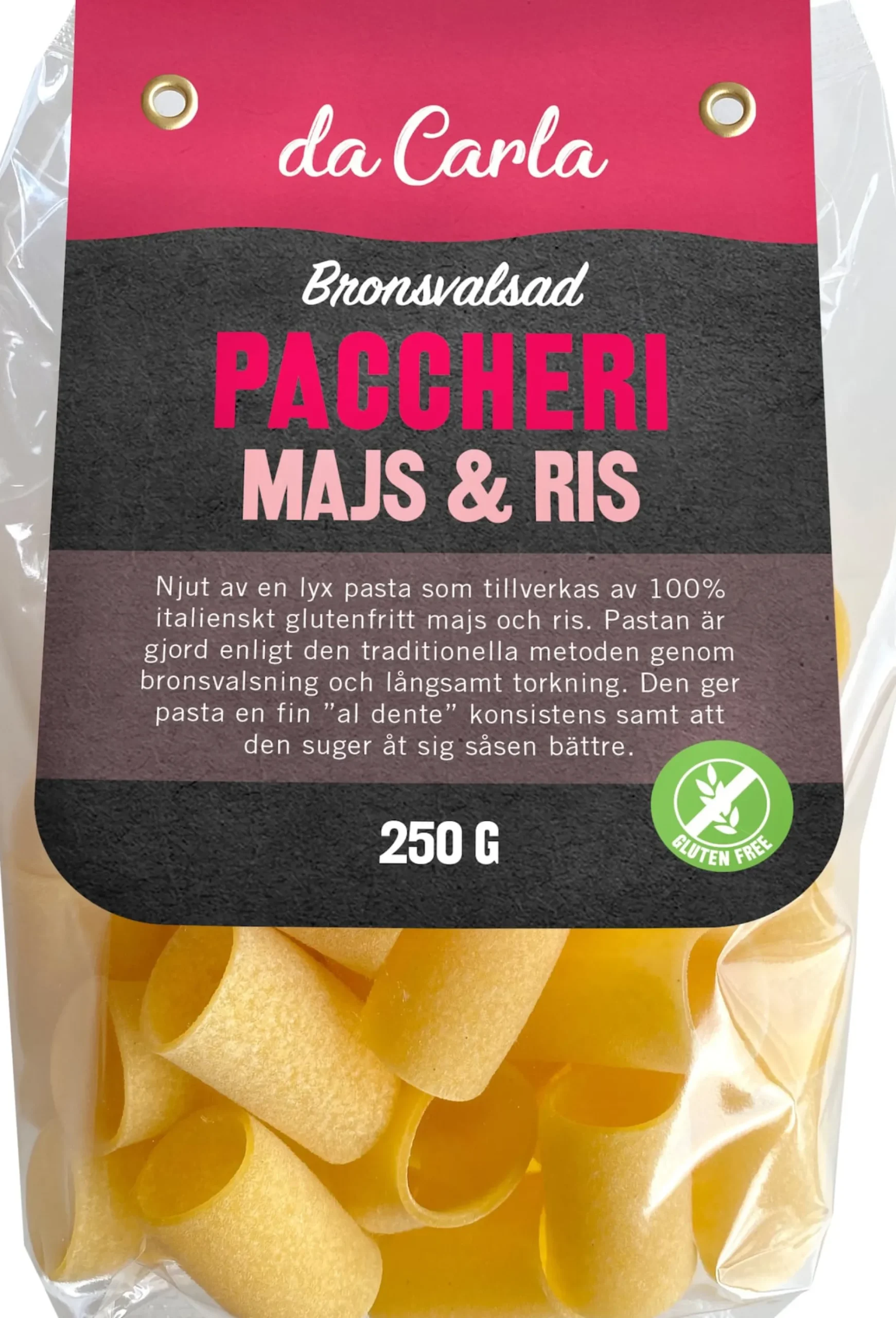 Da Carla Paccheri Majs & Ris 250g