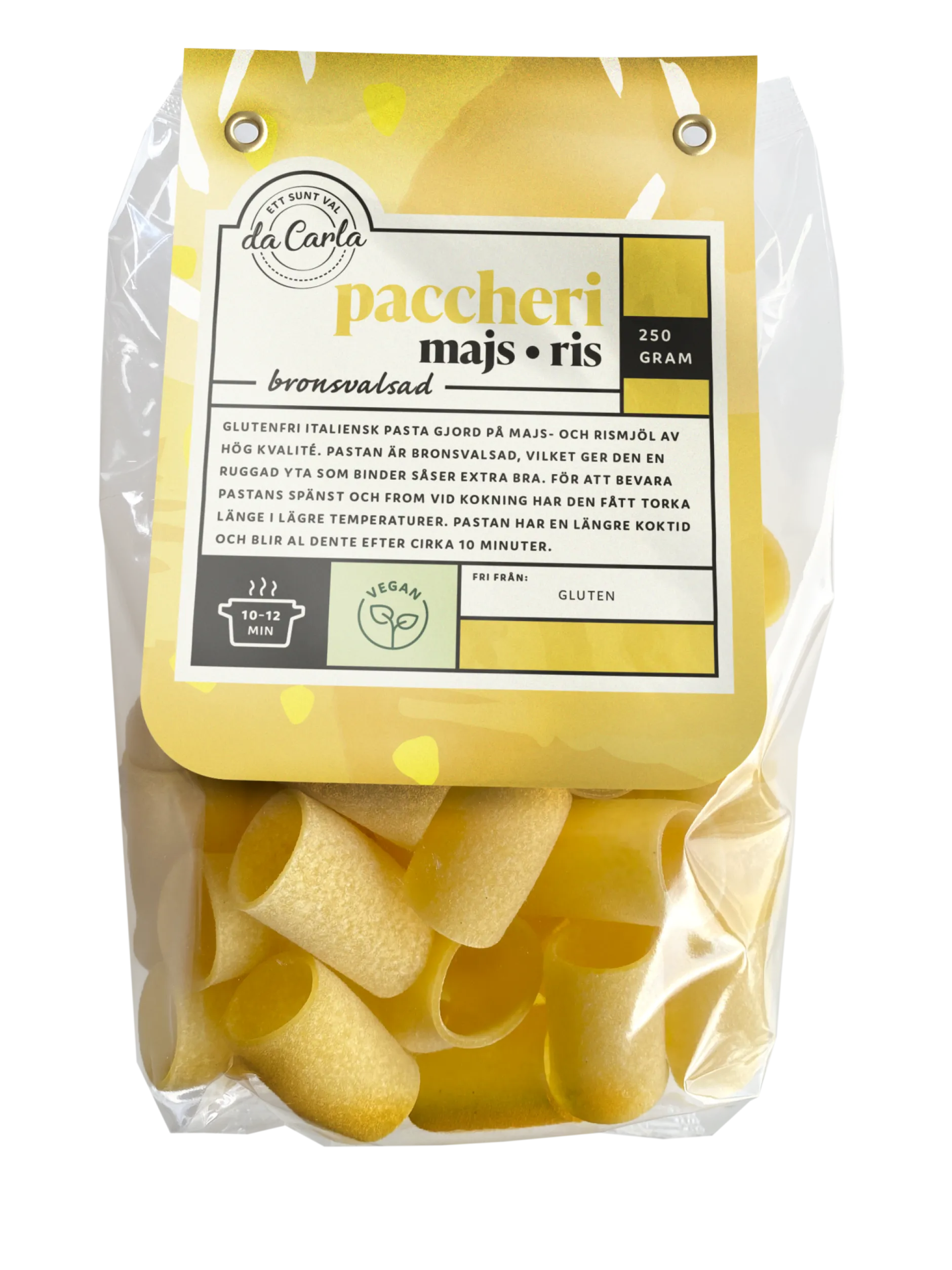 Da Carla Paccheri Majs & Ris 250g