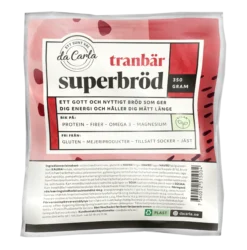 Da Carla Superbröd Tranbär 350g