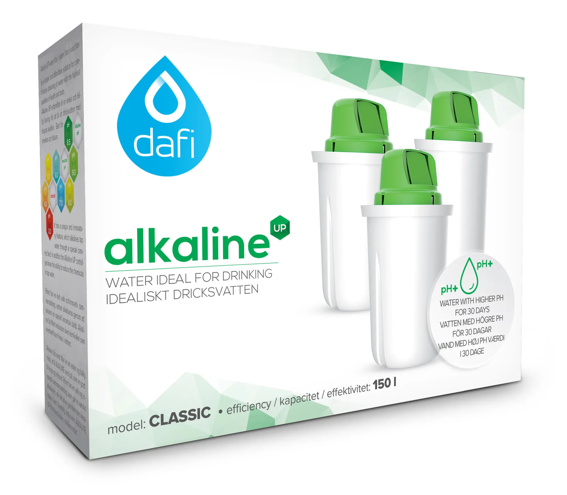 Dafi Filterpatron Ph Balance 3-Pack