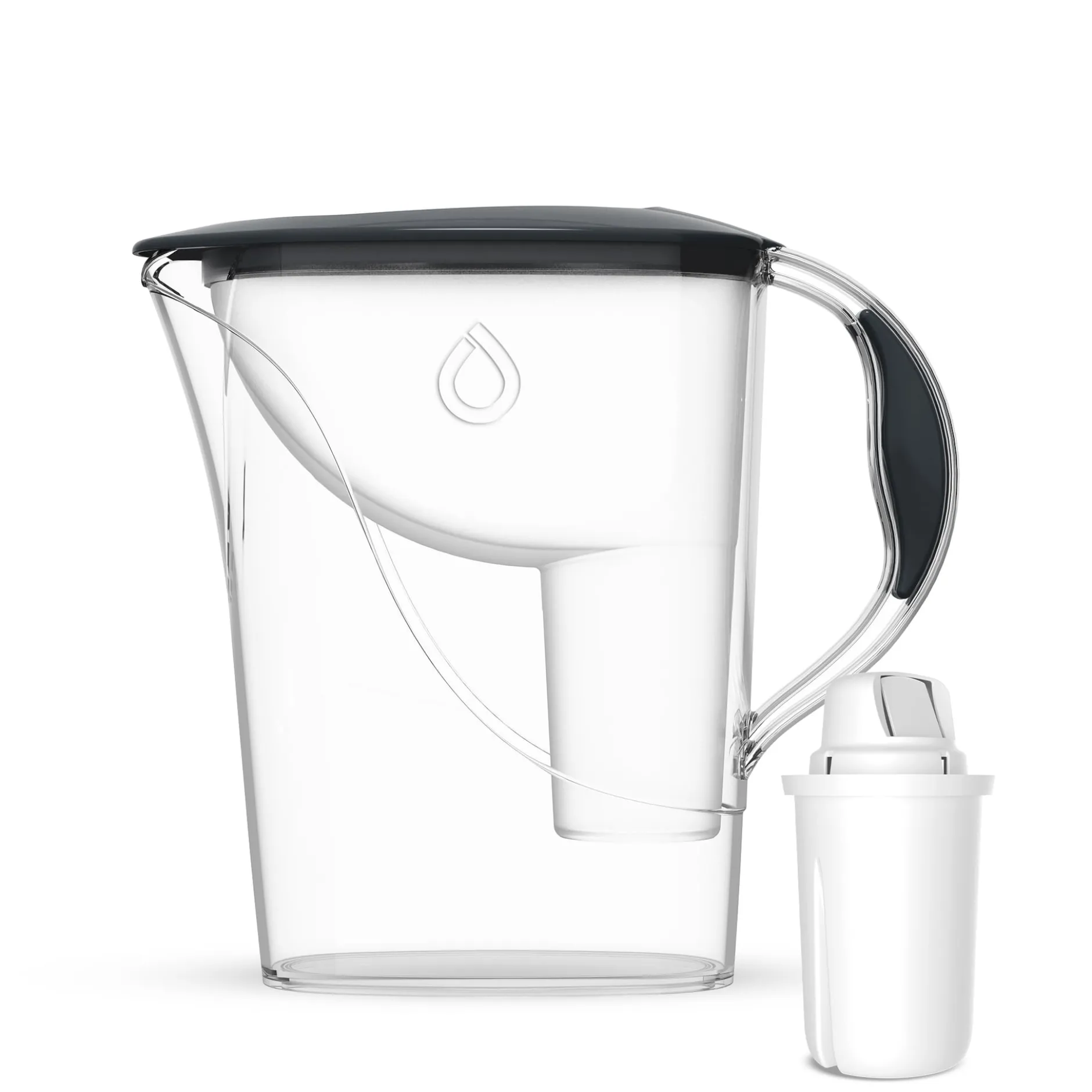 DafiVattenreningskanna Atria Classic Antracitgrå 2,4 Liter 1 st