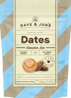 Dave & Jon´s Dadlar Kanelbulle 125 g