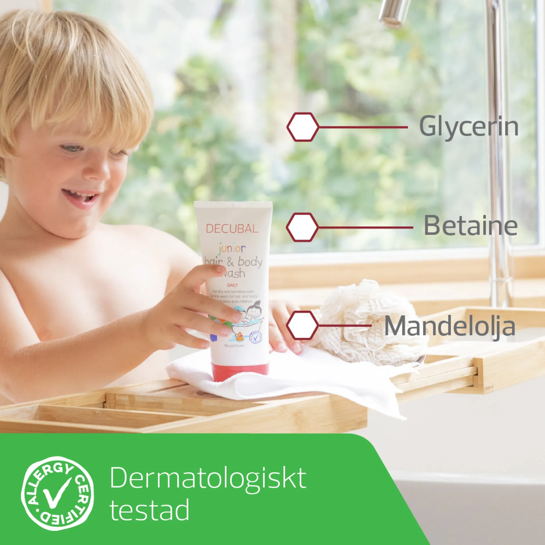 Decubal Junior Hair & Body Wash 200 ml
