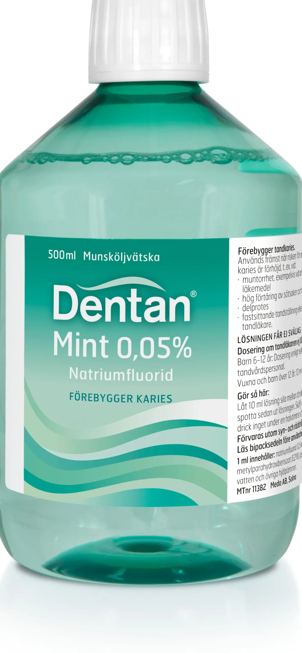 Dentan Mint Munskölj 0,05%, 500 ml