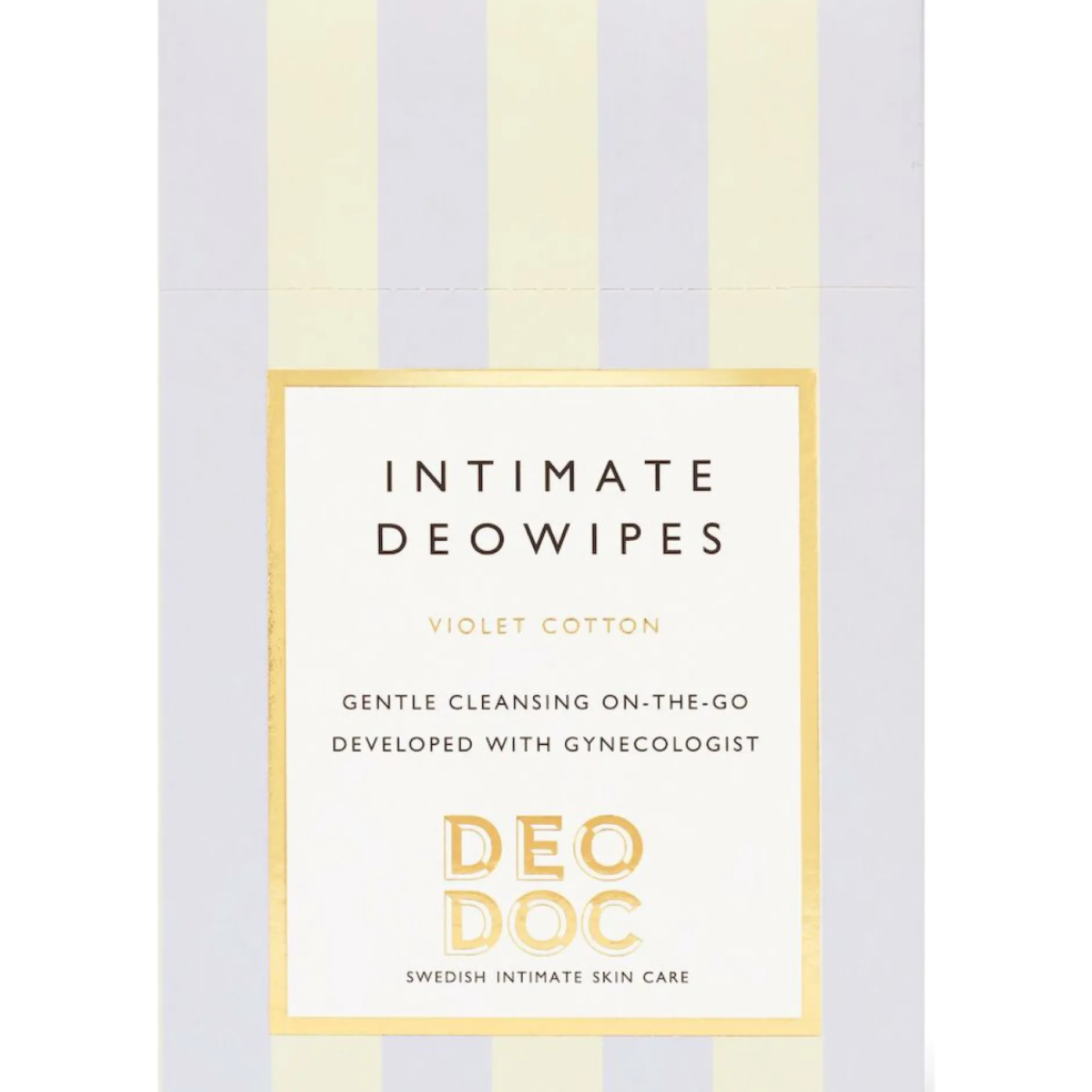 DeoDoc Intimate Wipes Violet Cotton 10 st