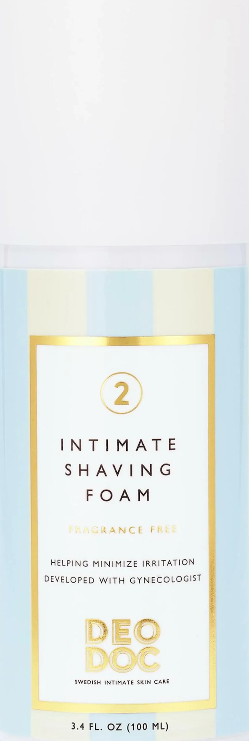 DeoDoc Shaving Foam Fragrance Free 100 ml
