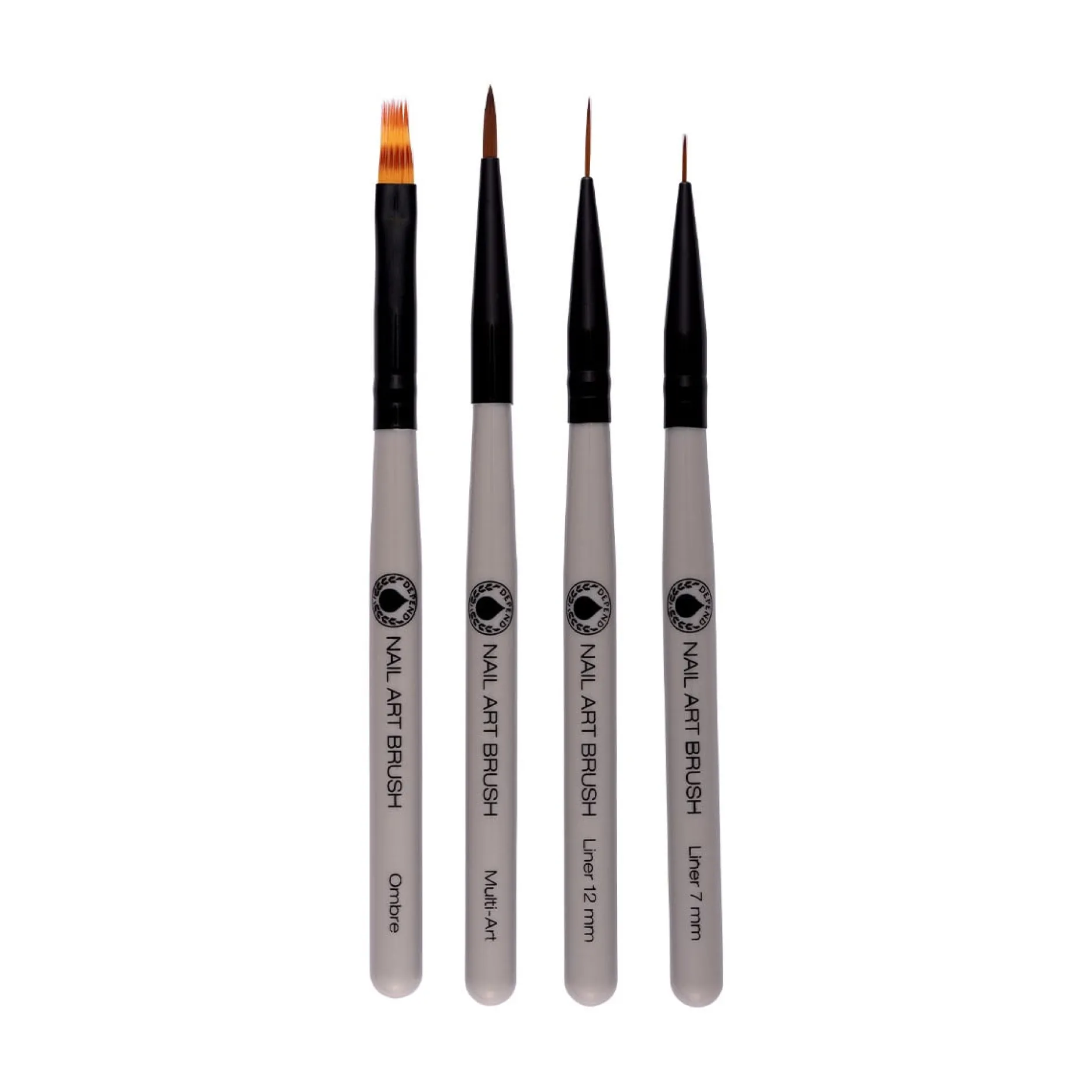Depend Cosmetic Nail Art Brush Kit 4 st