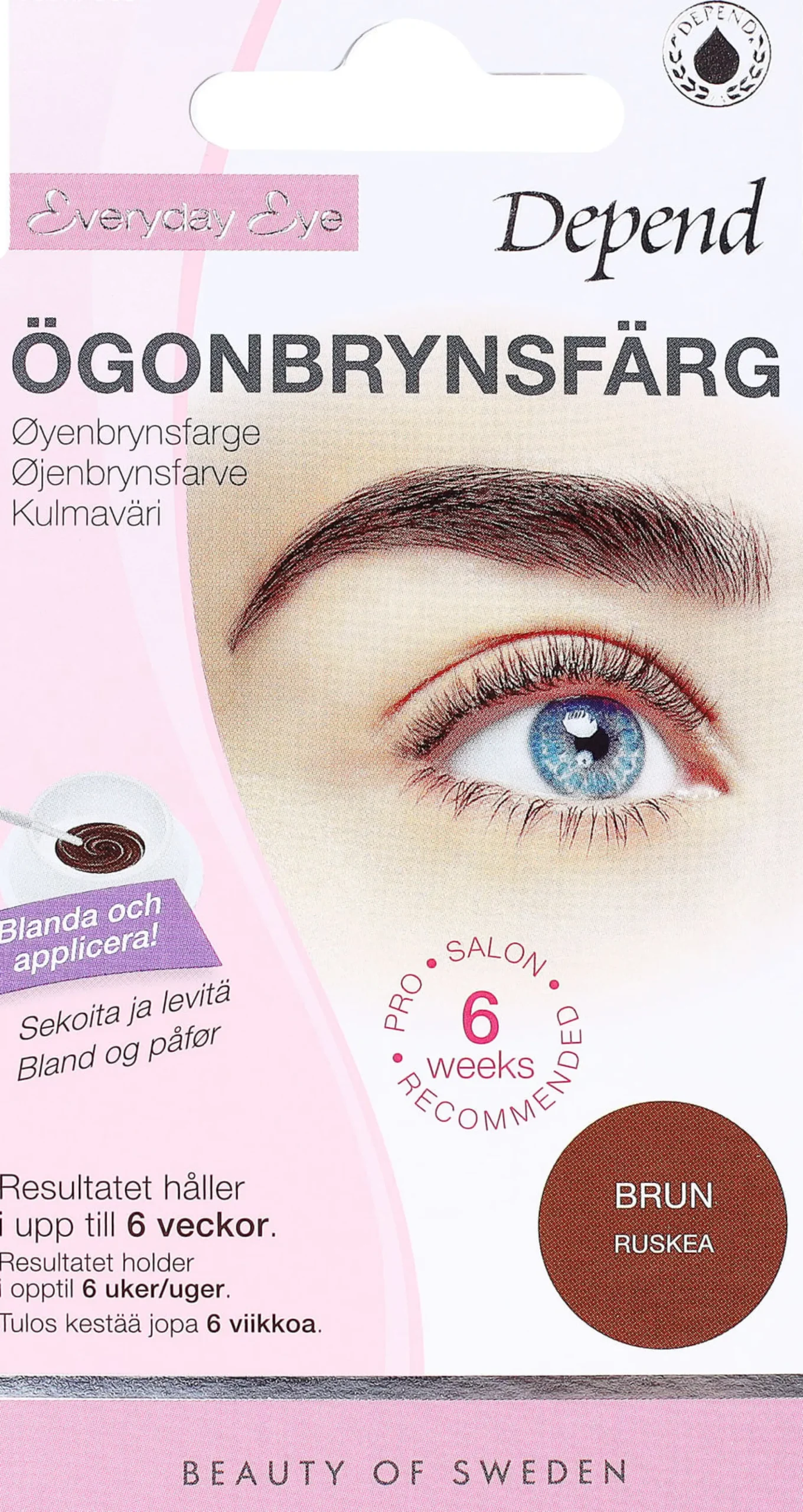 Depend Everyday Eye Ögonbrynsfärg Brun 1 st