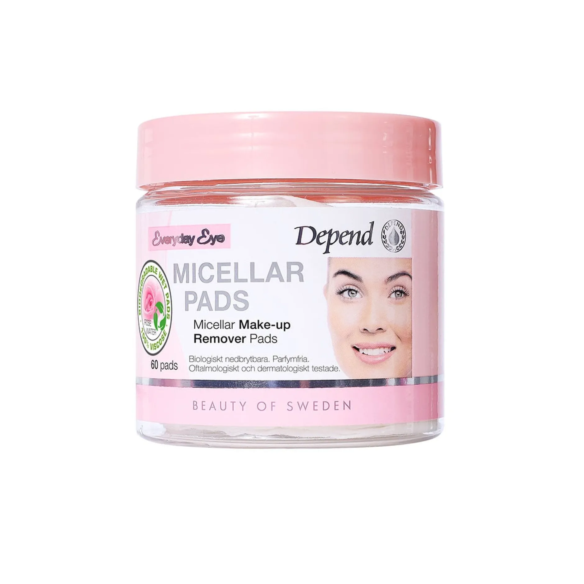 Depend Everyday Eye Micellar Make-Up Remover Pads 60 st