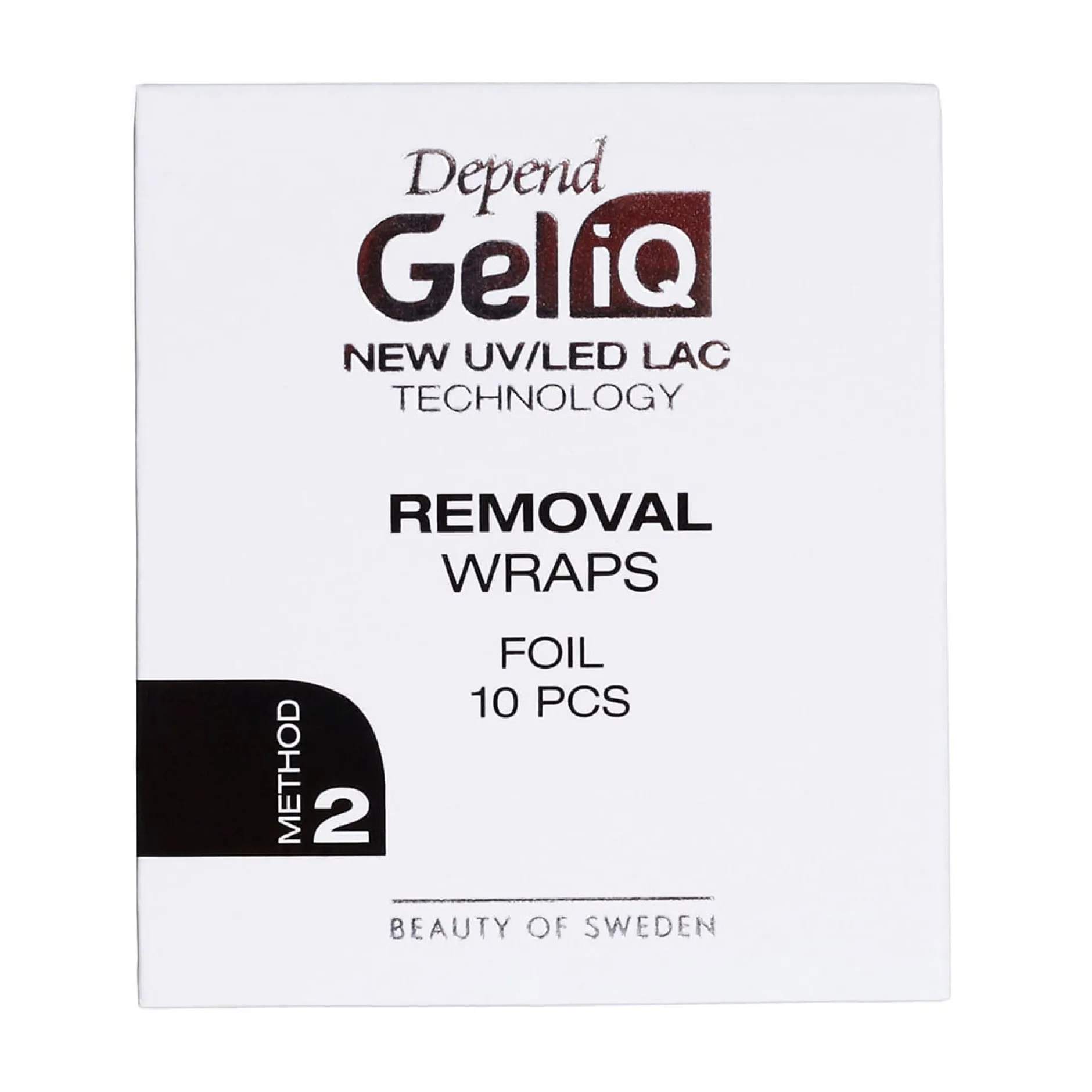 Depend Gel iQ Rem Wraps Foil 10pcs