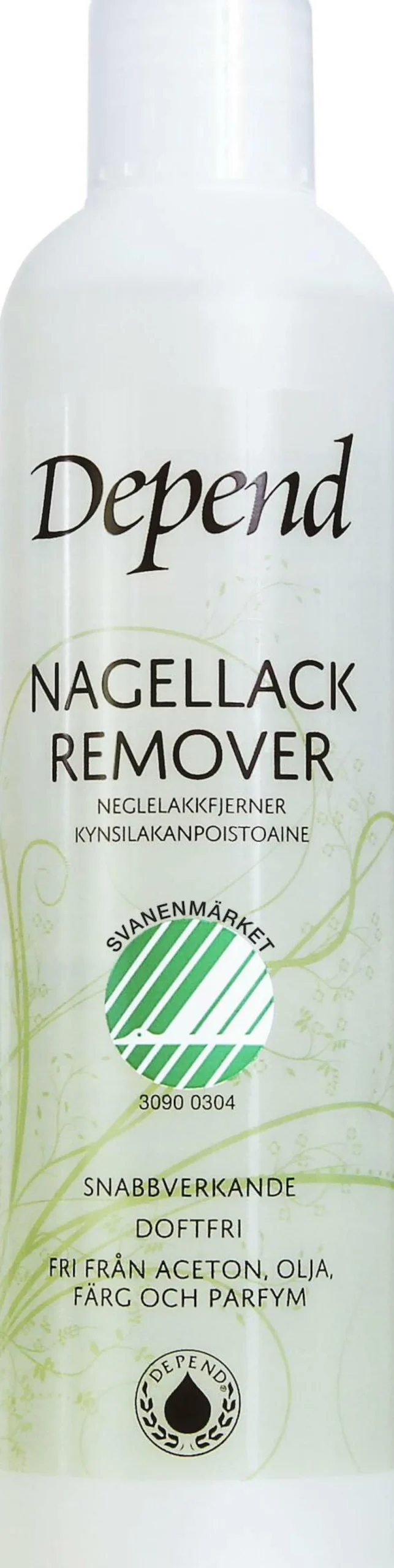 Depend Miljöanpassad Remover 250 ml