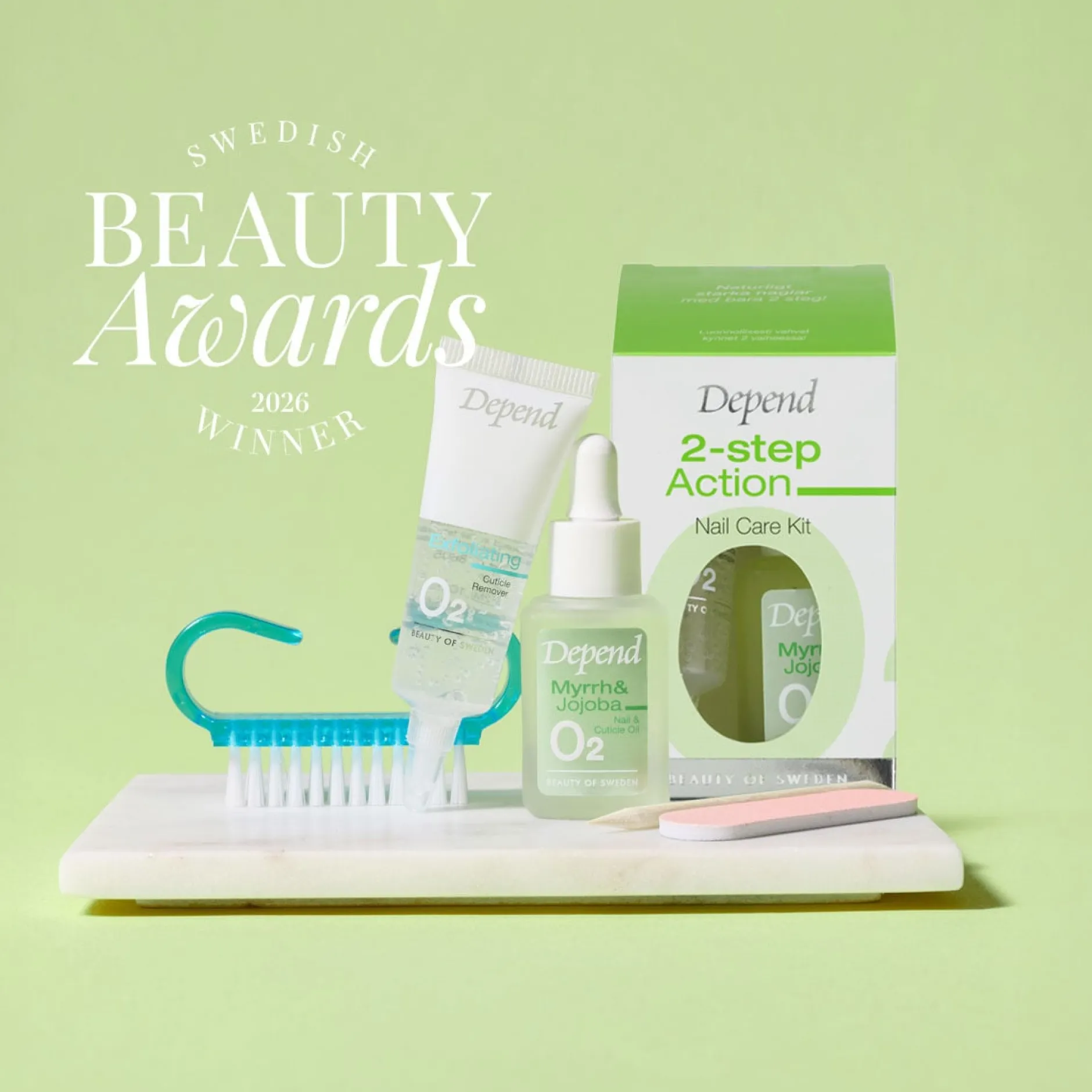 Depend 2 step Action Nail Care Kit 11 ml
