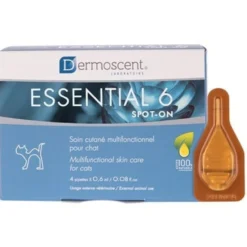 Dermoscent Essential 6® Spot-on för katter 0-10 kg 4 x 0,6 ml