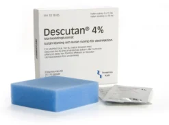 Descutan 4% Hemtvättspack Kutan Lösning & Kutan Svamp 4 x 15 ml
