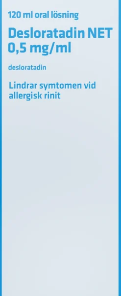 Desloratadin NET Oral Lösning 0.5 mg/ml 120 ml