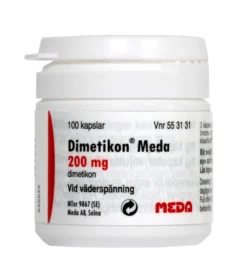 Dimetikon Meda, kapsel, mjuk 200 mg, 100 st