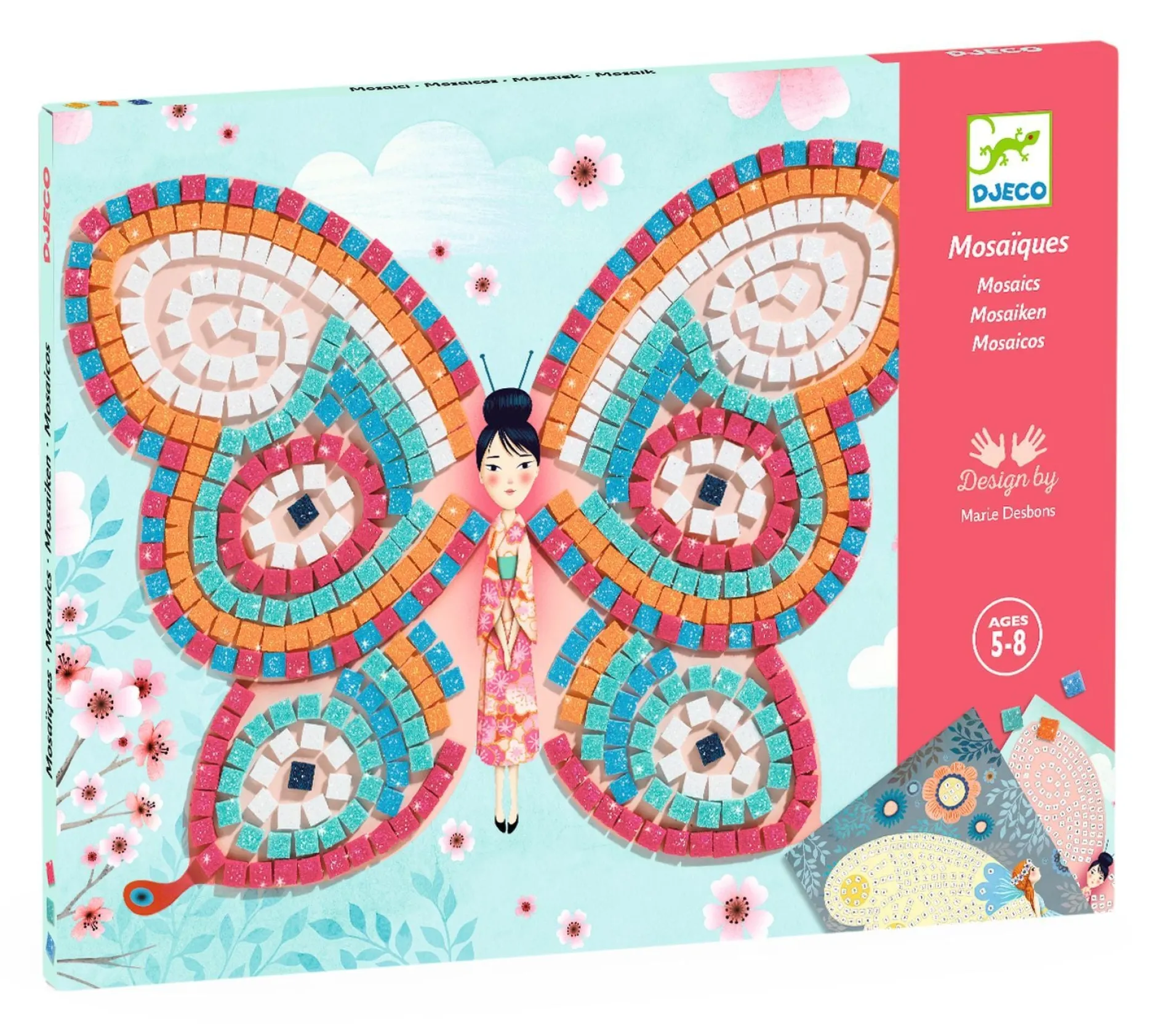 Djeco Mosaic Butterflies Pyssel