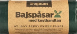 Dogman Bajspåsar Knythandtag Grön 60 st