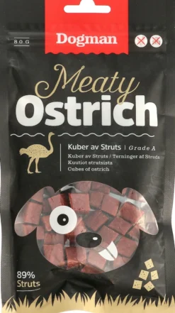 Dogman Kuber av struts 80g