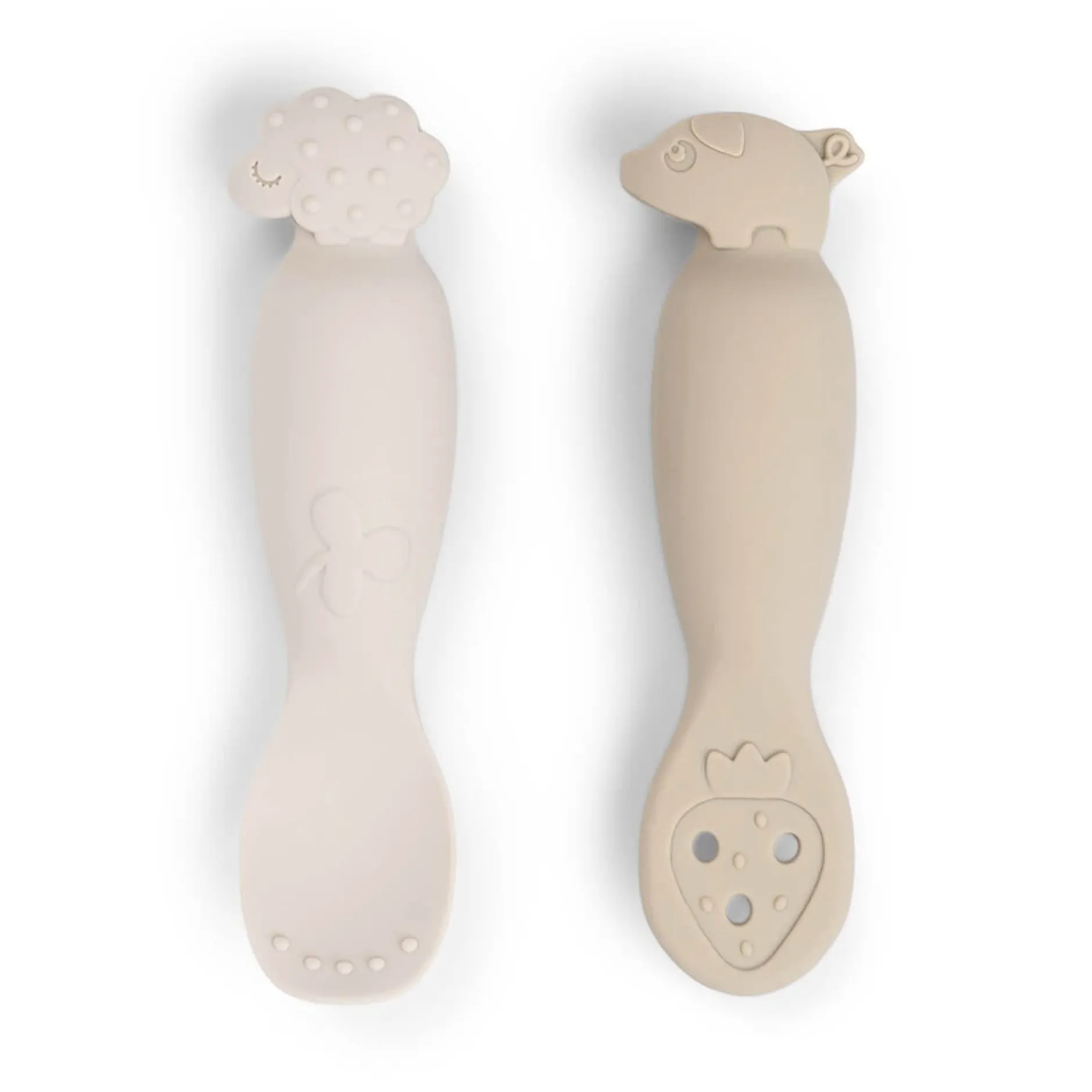 Done by Deer Learning spoon set Tiny Farm Sand