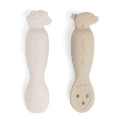 Done by Deer Learning spoon set Tiny Farm Sand