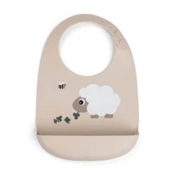 Done by Deer Silicone Bib Sheepy Sand