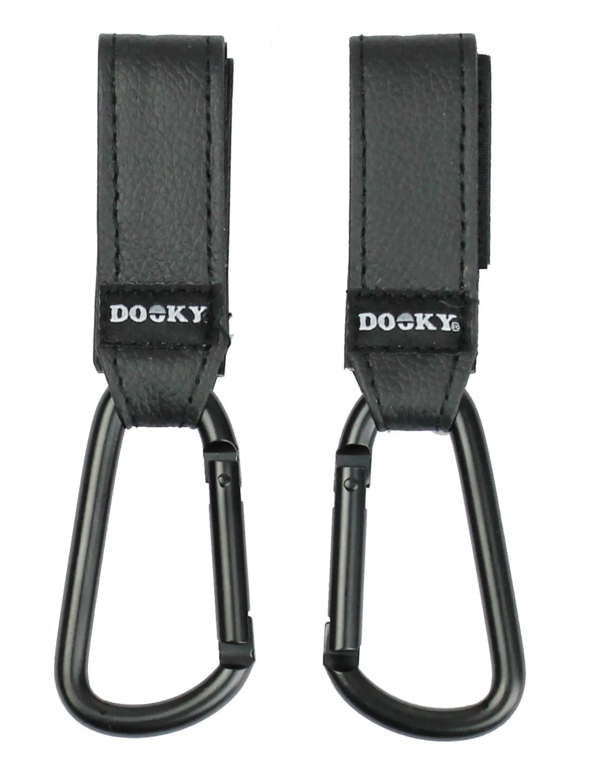 Dooky Buggy Hook Small Black 2 st