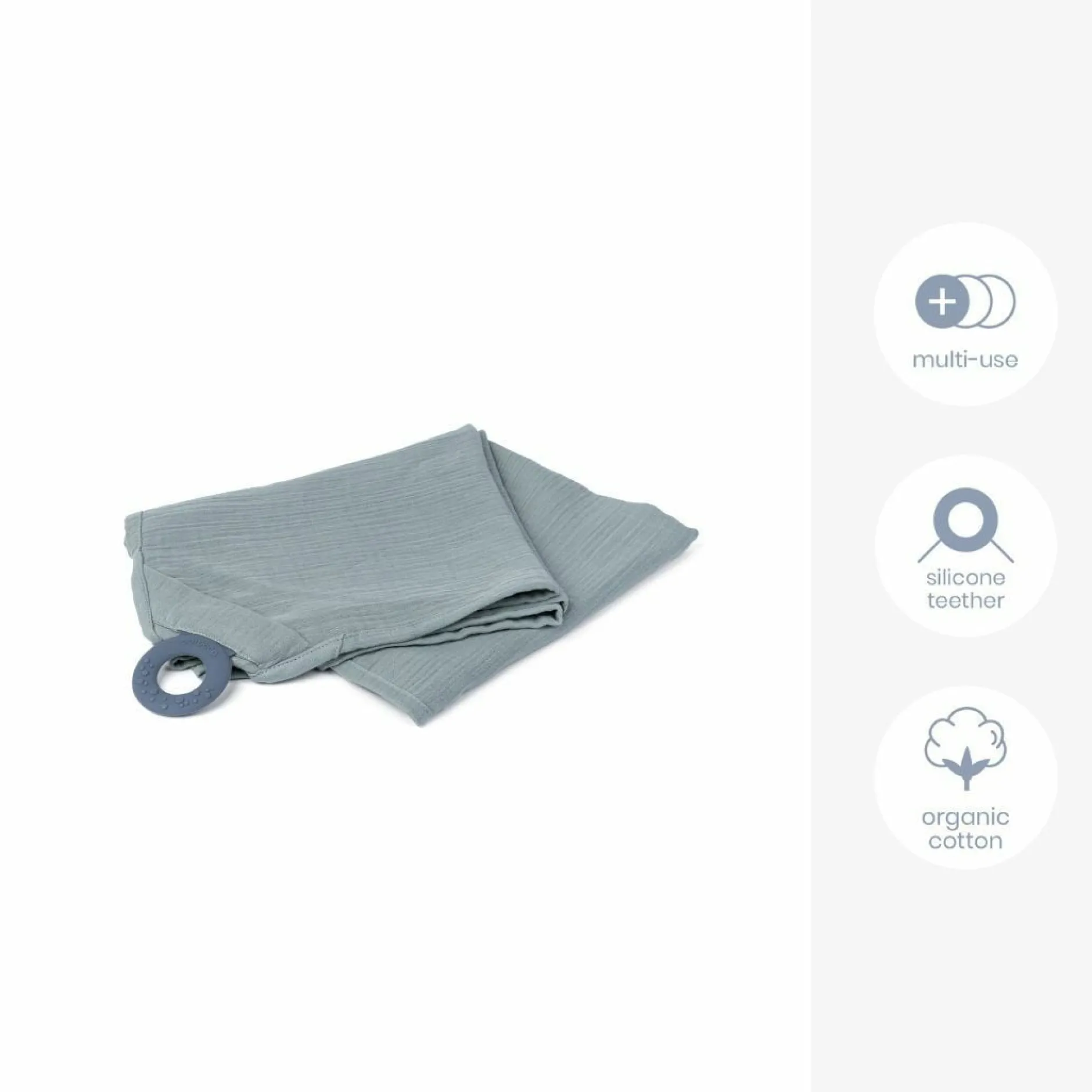 Doomoo Amnings/Snuttefilt Med Bitis Quilt Grön
