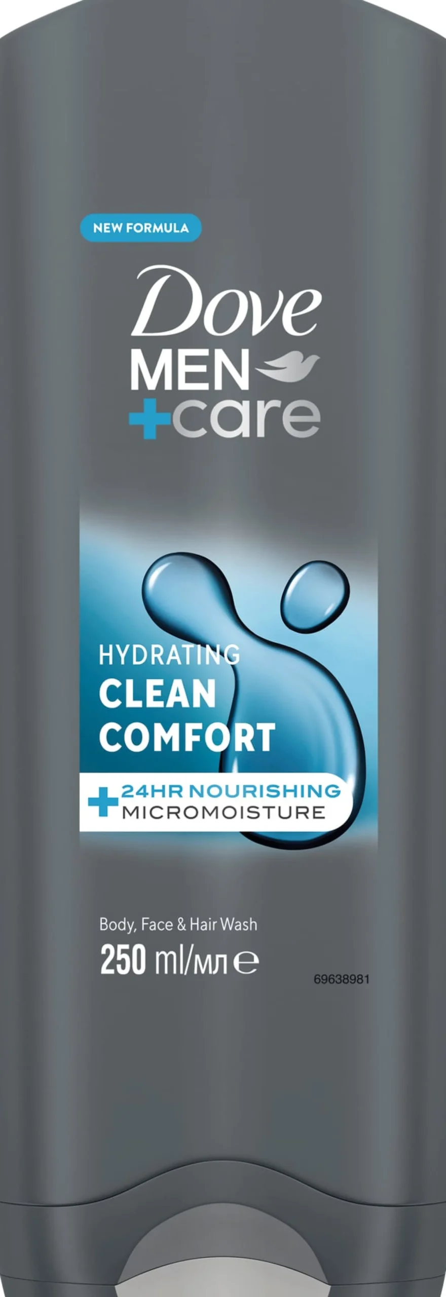 Dove Men+Care Hydrating Clean Comfort Shower gel 250 ml