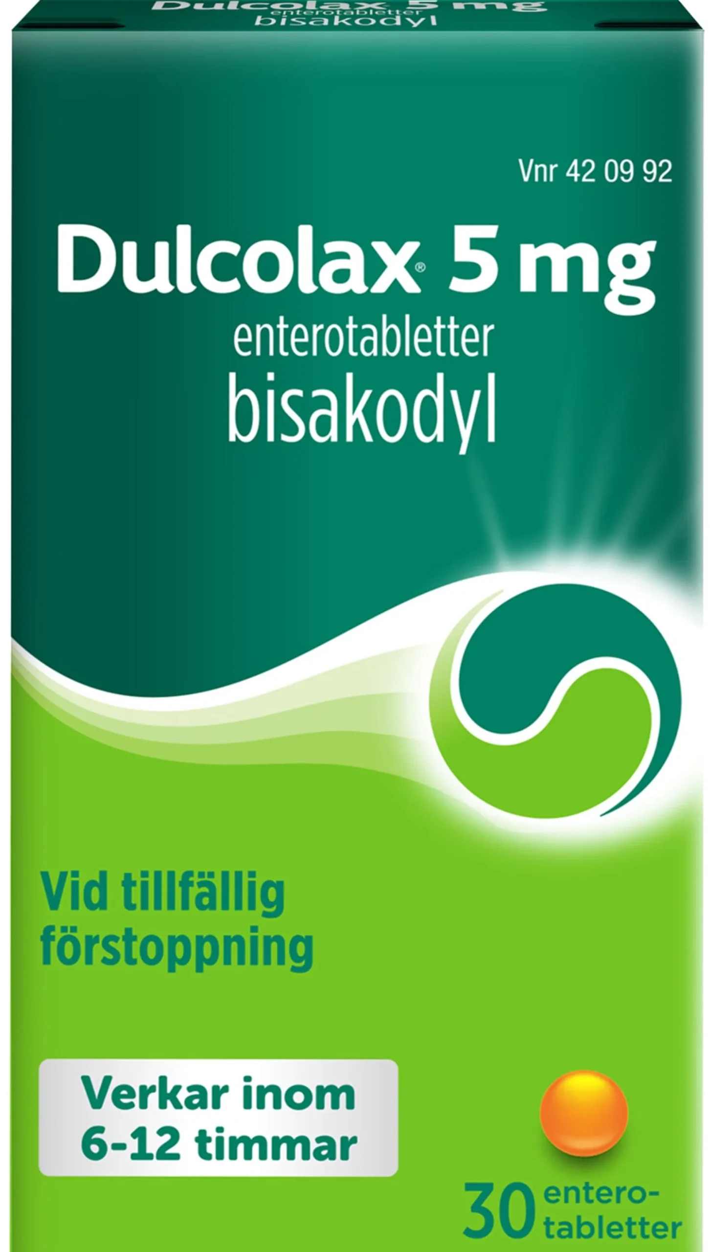 Dulcolax enterotablett 5mg, 30st