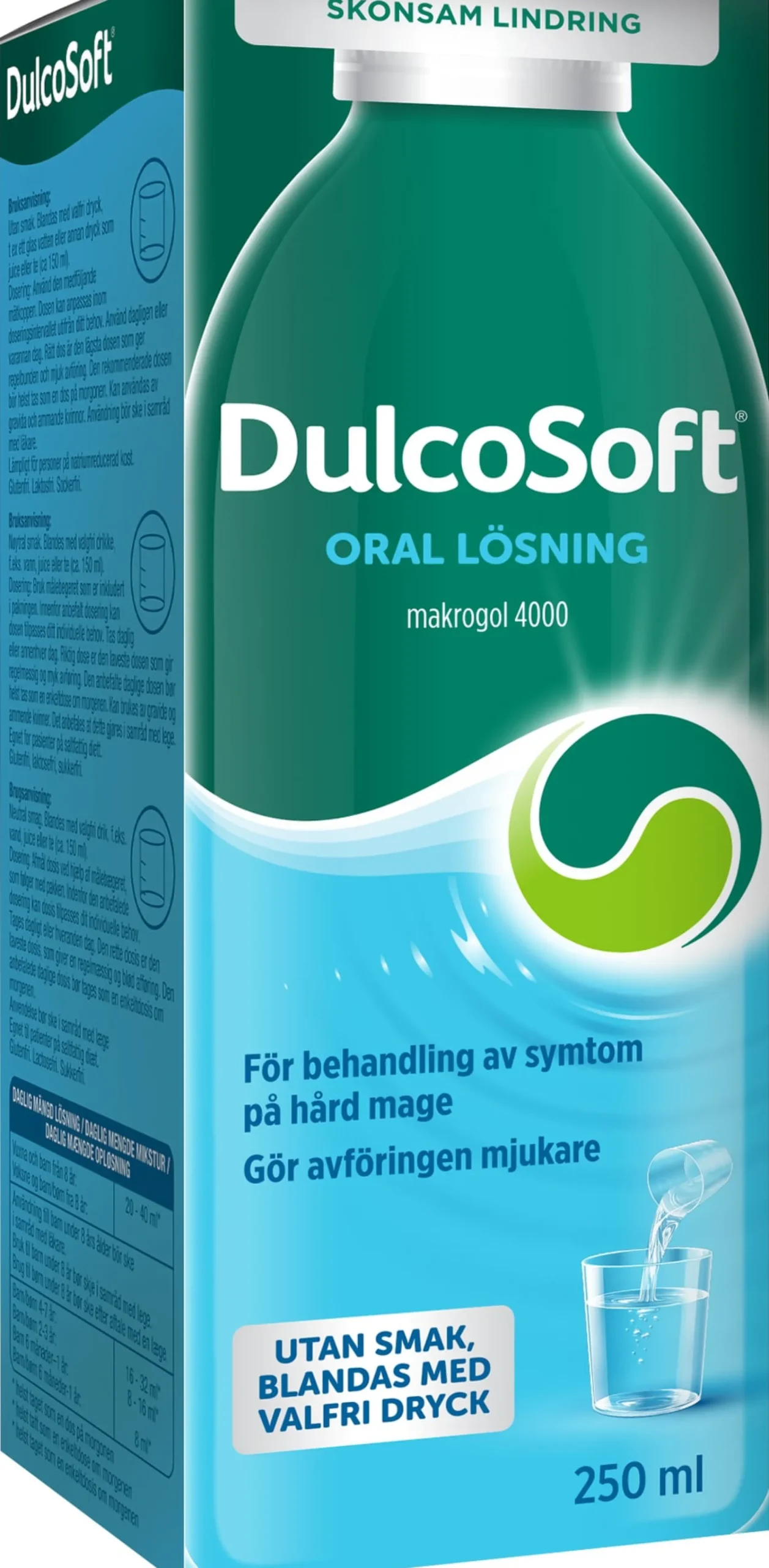DulcoSoft Makrogol 4000, flaska 250 ml