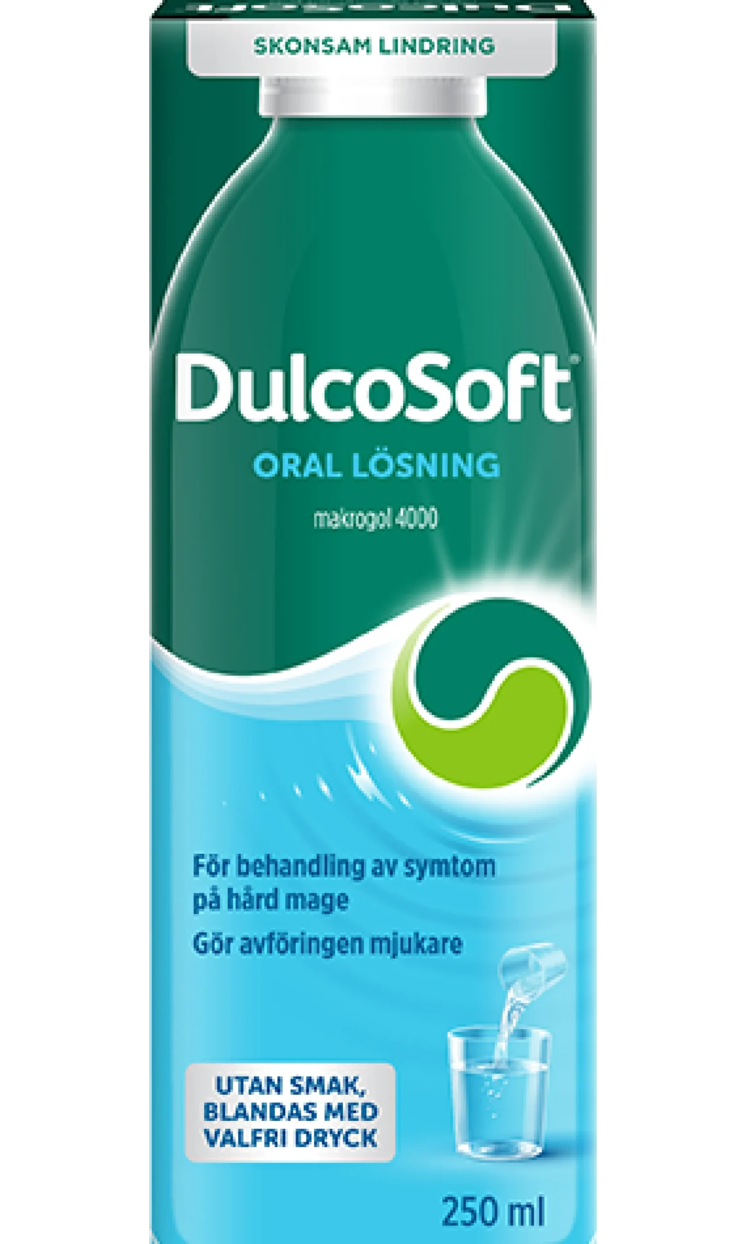 DulcoSoft Makrogol 4000, flaska 250 ml