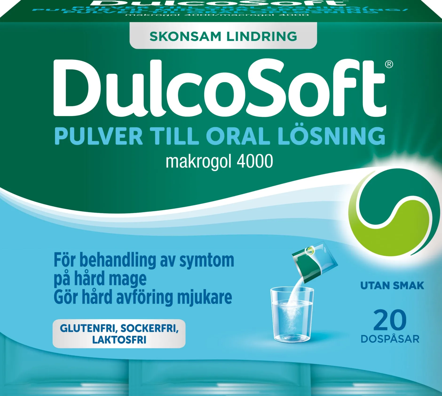 DulcoSoft pulver i dospåsar 20 st