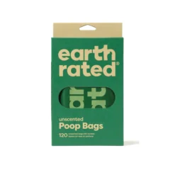 Earth Rated Hundbajspåsar med handtag Oparfymerade 120 st