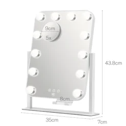 EC by Wilfa Shine Sminkspegel Hollywood Design 29×38 cm