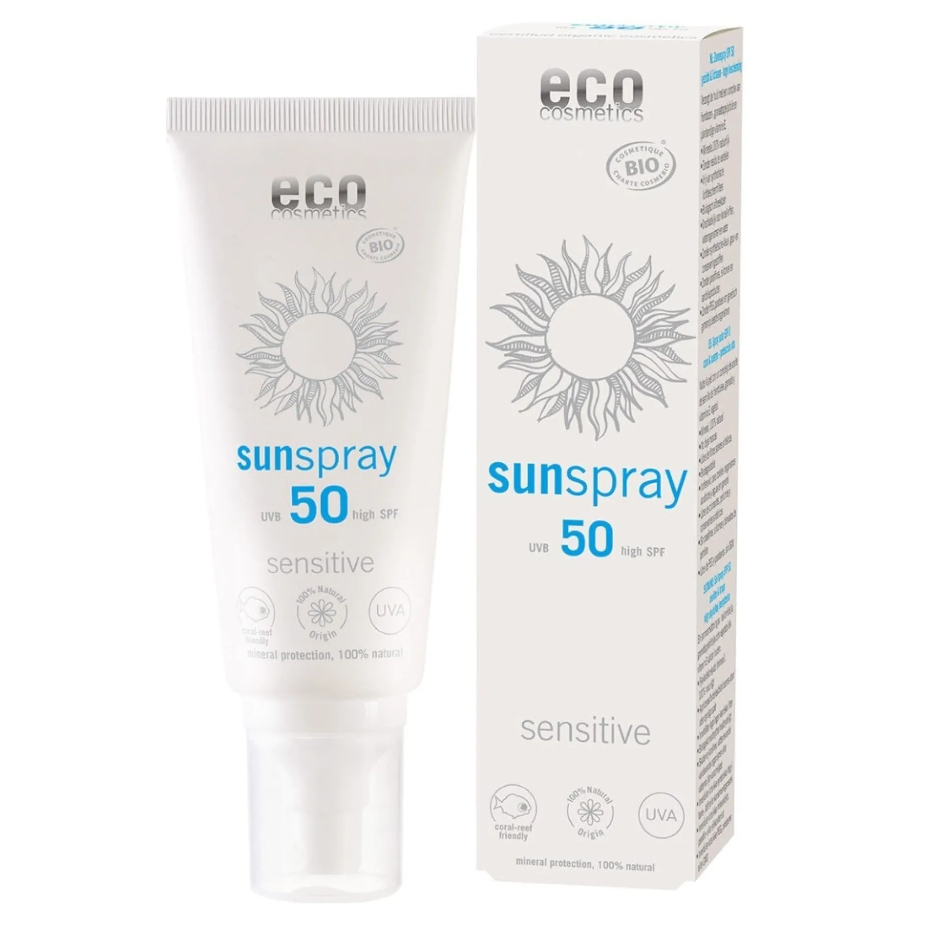 Eco Cosmetics Solspray SPF50 Sensitive 100 ml