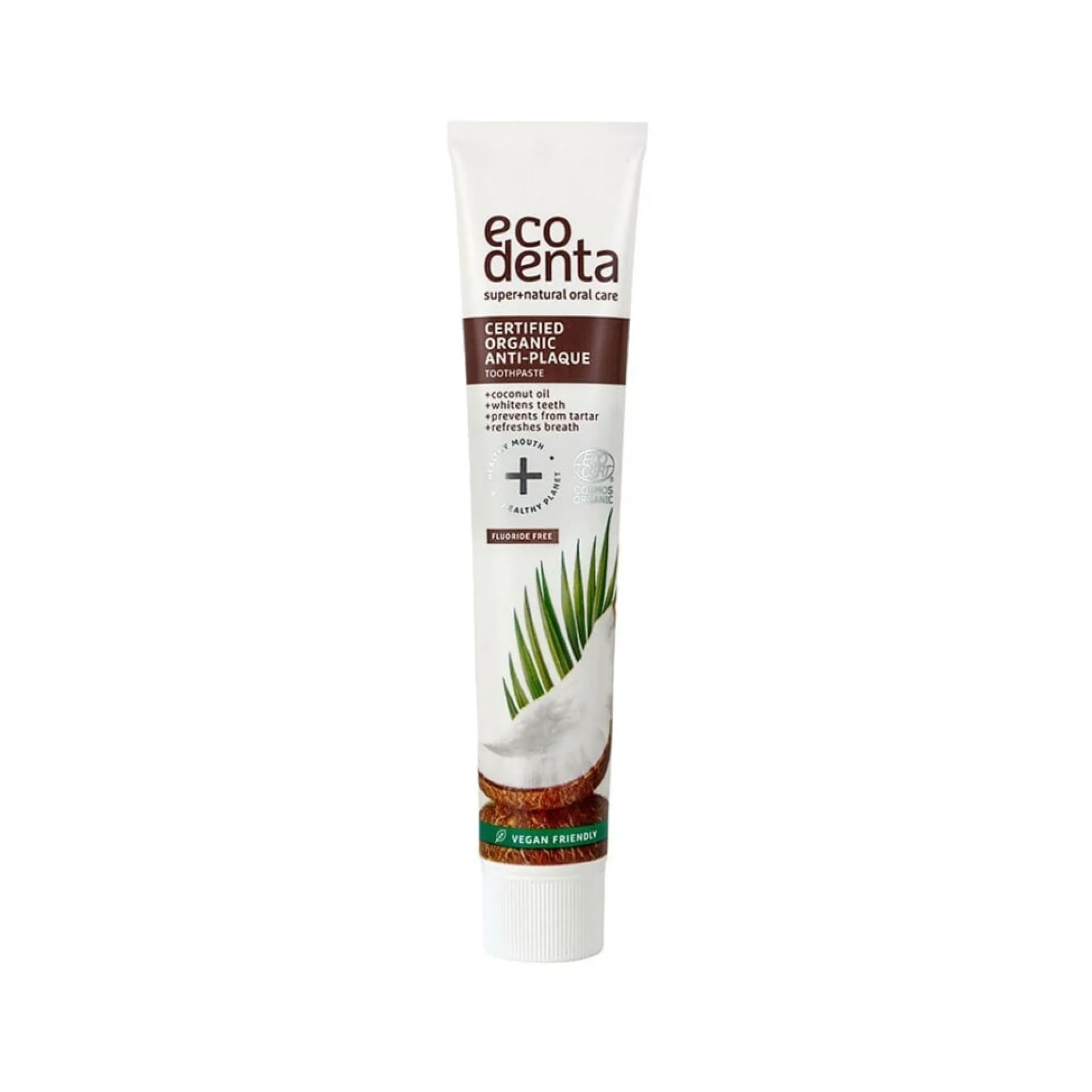 Ecodenta Organic Anti-Plaque Toothpaste With Coconut Oil 75 ml