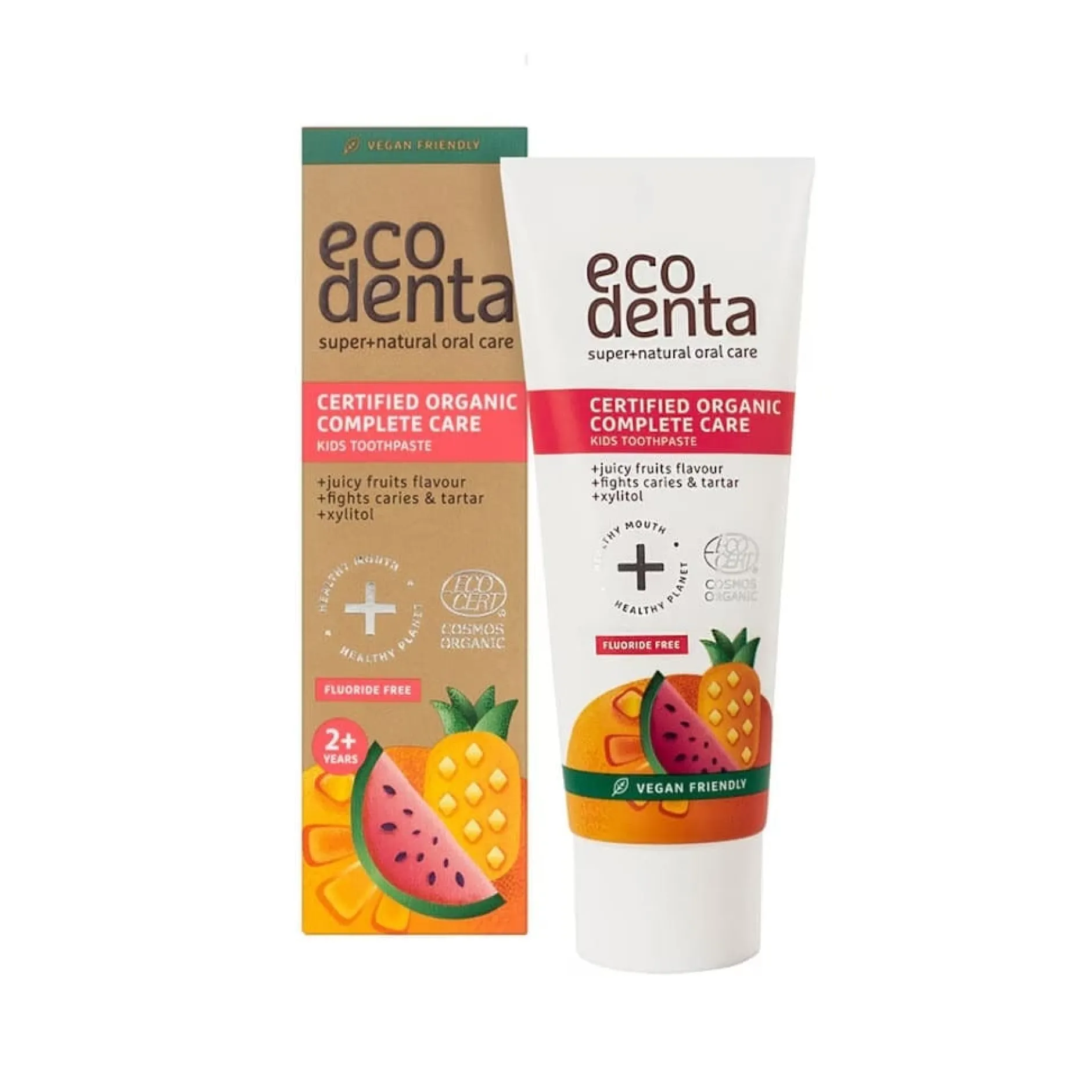 Ecodenta Organic Juicy Fruit Kids Toothpaste 75 ml