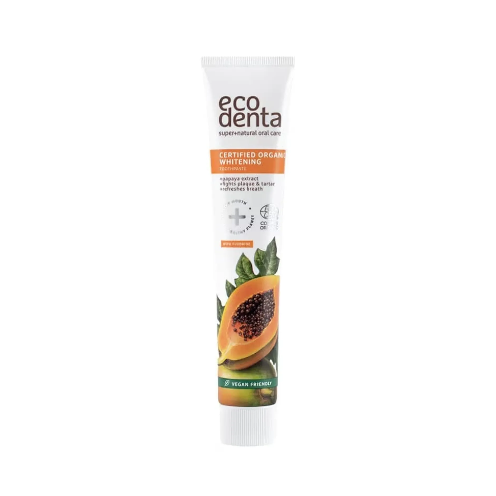 Ecodenta Organic Whitening Toothpaste With Papaya Extract 75 ml
