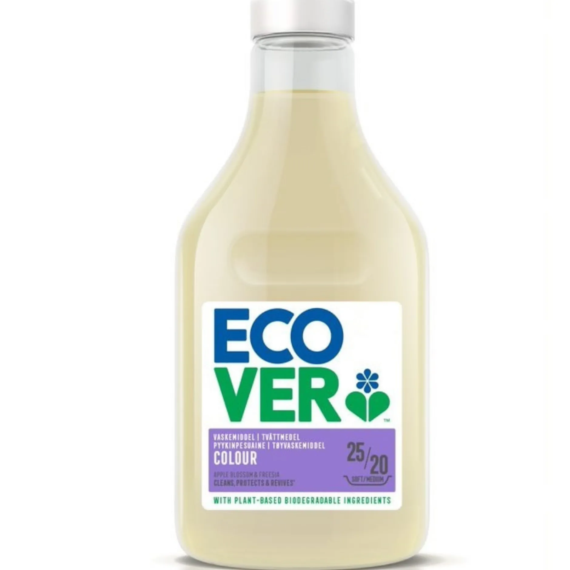 Ecover Flytande Tvättmedel Colour Apple Blossom & Freesia 1 liter