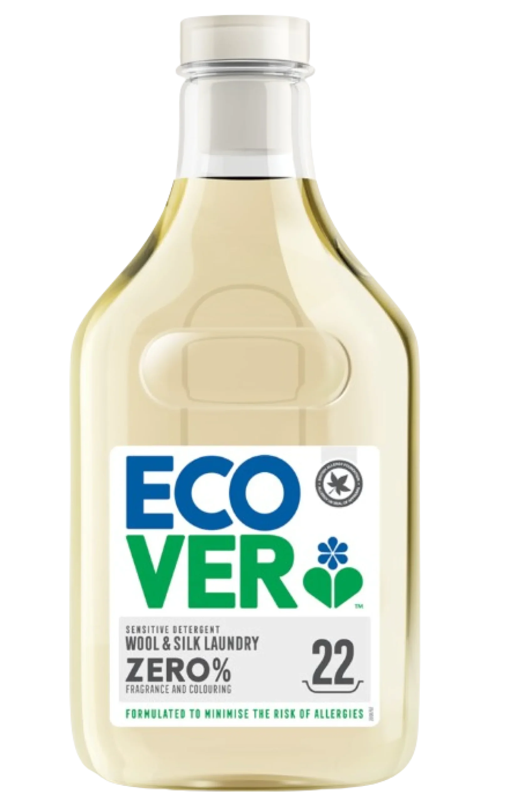 Ecover Flytande Tvättmedel Fintvätt Silke & Ull Zero 1000 ml